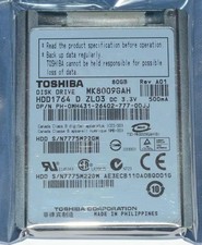 Usado, MK8009GAH 1.8" TOSHIBA 80GB DISCO RÍGIDO PATA ZIF PARA DELL Latitude XT D420 D430 comprar usado  Enviando para Brazil