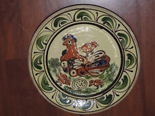 Antico piatto maiolica usato  Italia