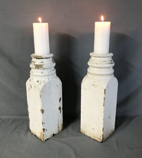 Pair turned wood for sale  Oneonta
