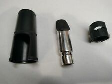 Usado, Bocal para saxofone soprano Ponzol metal banhado a prata 0,060" modelo M1 60 comprar usado  Enviando para Brazil