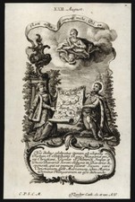 Santino incisione1700 s.stefan usato  Ragusa