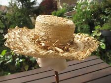 Grand chapeau capeline d'occasion  France