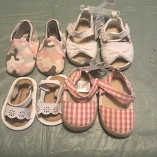 Lote de sapatos e sandálias para bebês meninas tamanho 0 a 3 meses comprar usado  Enviando para Brazil