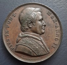 Medaglia papale pio usato  Partinico