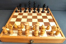 Jeu échecs bois d'occasion  Frénouville