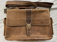 Leather brown laptop for sale  Barrington