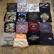 Lote 17 L Camisetas Harley Davidson Vestuário Motocicleta Vintage Revenda Atacado comprar usado  Enviando para Brazil