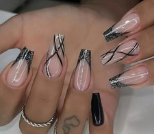 Stylish press nails for sale  GOREBRIDGE