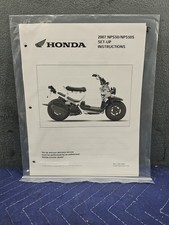2007 HONDA SCOOTER NPS50 NPS50S RUCKUS INSTRUÇÕES DE CONFIGURAÇÃO  comprar usado  Enviando para Brazil