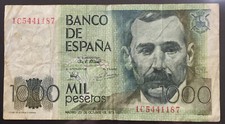 Billet banque espagne d'occasion  France