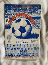 Rangers f.c.zurich 1976 for sale  LYMM