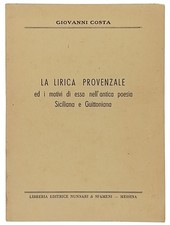 Lirica provenzale giovanni usato  Reggio Calabria