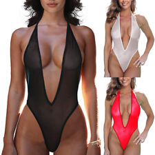 Femmes Sexy Bikini Maille Micro Soutien-Gorge Ensemble String/String ~, używany na sprzedaż  Wysyłka do Poland