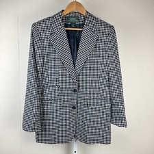 Jaqueta Blazer Vintage Lauren Ralph Lauren Azul Marinho Xadrez Xadrez Feminina 10 comprar usado Jaqueta Blazer Vintage Lauren Ralph Lauren Azul Marinho Xadrez Xadrez Feminina 10 comprar usado  Enviando para Brazil