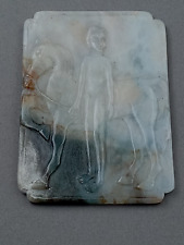 Carved jade tile for sale  Aptos