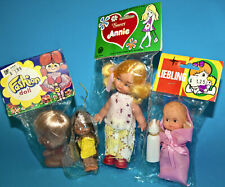 Usado, 4 lindas bonecas de até 16 cm bolsa móvel Hong Kong mini boneca 70S vinil comprar usado  Enviando para Brazil