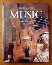 Music, An Appreciation by Roger Kamien, 2022, 467 pages, like new., używany na sprzedaż  Wysyłka do Poland