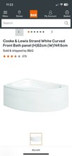 Curved corner white for sale  MANSFIELD