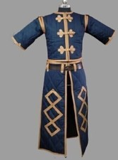 Gambeson blu medievale usato  Spedire a Italy