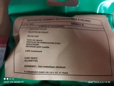 Offert rations combat d'occasion  Paris XI