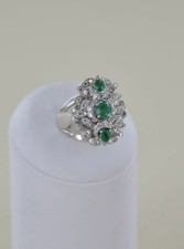 Bague émeraudes diamants d'occasion  Cannes