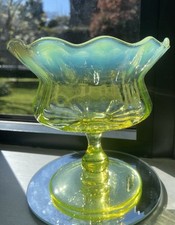 C1890 vaseline glass for sale  PUDSEY