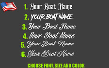 Boat name graphic for sale  Long Beach