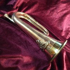 Copper brass bugle for sale  EXETER