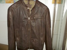 Blouson cuir agneau d'occasion  Antibes