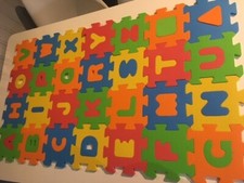 Alphabet foam floor for sale  STUDLEY