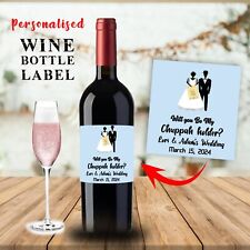 Personalised wine bottle for sale  HARROW