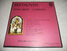 Beethoven "Música para Piano (Completa) Vol VI" Brendel Box Set Mono EUA Vox VBX421 QUASE PERFEITO comprar usado  Enviando para Brazil