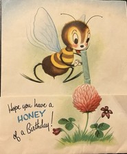 Vtg birthday card for sale  Hobe Sound