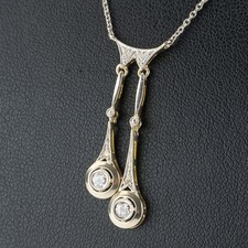Antikes collier 585er gebraucht kaufen  Regensburg