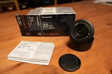 Lumix 25mm asph gebraucht kaufen  Büdingen