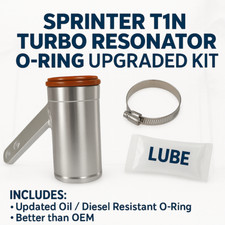 Usado, Eliminador de ressonador turbo de alumínio para 04-06 Sprinter 2.7 atualizado O-RING T1N comprar usado  Enviando para Brazil