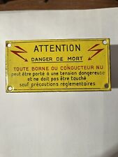 Plaque emaillee ancienne d'occasion  Saint-Dié-des-Vosges