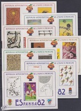 LR S. T. PRINCIPE 1982 - MNH - FUTEBOL - ESPANHA, usado comprar usado  Enviando para Brazil