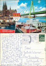 Pocztówka Köln Coellen | Katedra Cöln, Severinsbrücke, Opera 1968 na sprzedaż  Wysyłka do Poland