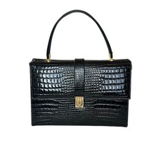 Vintage black crocodile for sale  Ripon