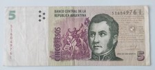 Billet Argentine 5 Pesos comprar usado  Enviando para Brazil
