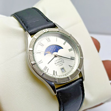 Capitano Marino Sun&Moon Phase MC-281MA relógio masculino vintage quartzo ADR49ADL5 comprar usado  Enviando para Brazil