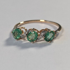 9ct gold emerald for sale  BARRY