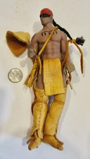 Boneca guerreira iroquesa posável 6" com roupas de couro e tatuagens: P St John, Mohawk comprar usado  Enviando para Brazil