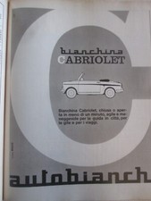 Bianchina cabriolet autobianch usato  Conegliano