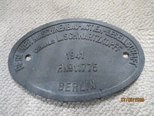 Lokschild schwarzkopff gebraucht kaufen  Lehrte