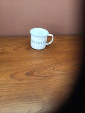 White enamel mug for sale White enamel mug for sale  BROUGH