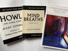 3 BOOKS, 2 SIGNED - FERLINGHETTI, ALLEN GINSBERG, JACK KEROUAC, BEAT GENERATION, usado comprar usado  Enviando para Brazil