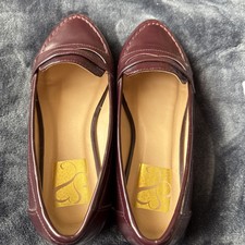 Ladies burgundy loafers for sale  LUTON