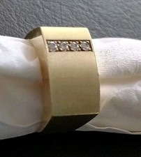 Herrenring gold 585er gebraucht kaufen  Dötlingen
